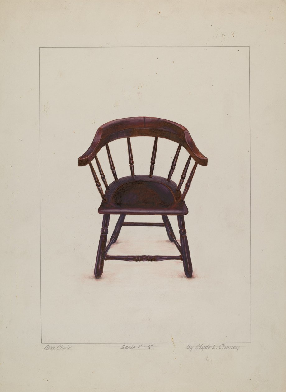 Fauteuil door Clyde L. Cheney
