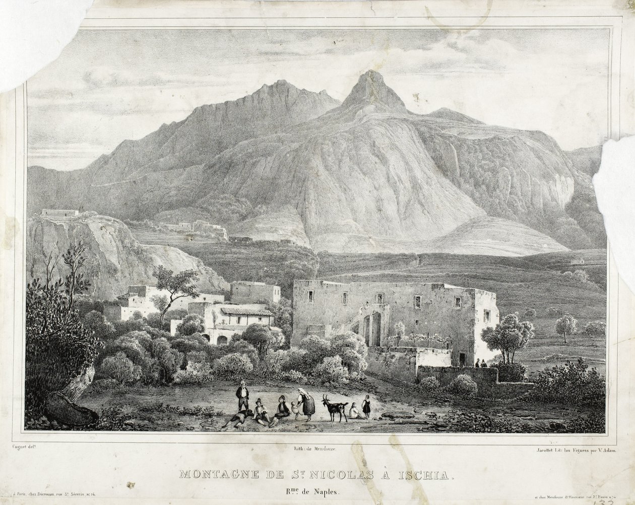 Mount Saint Nicholas op Ischia door Cognet