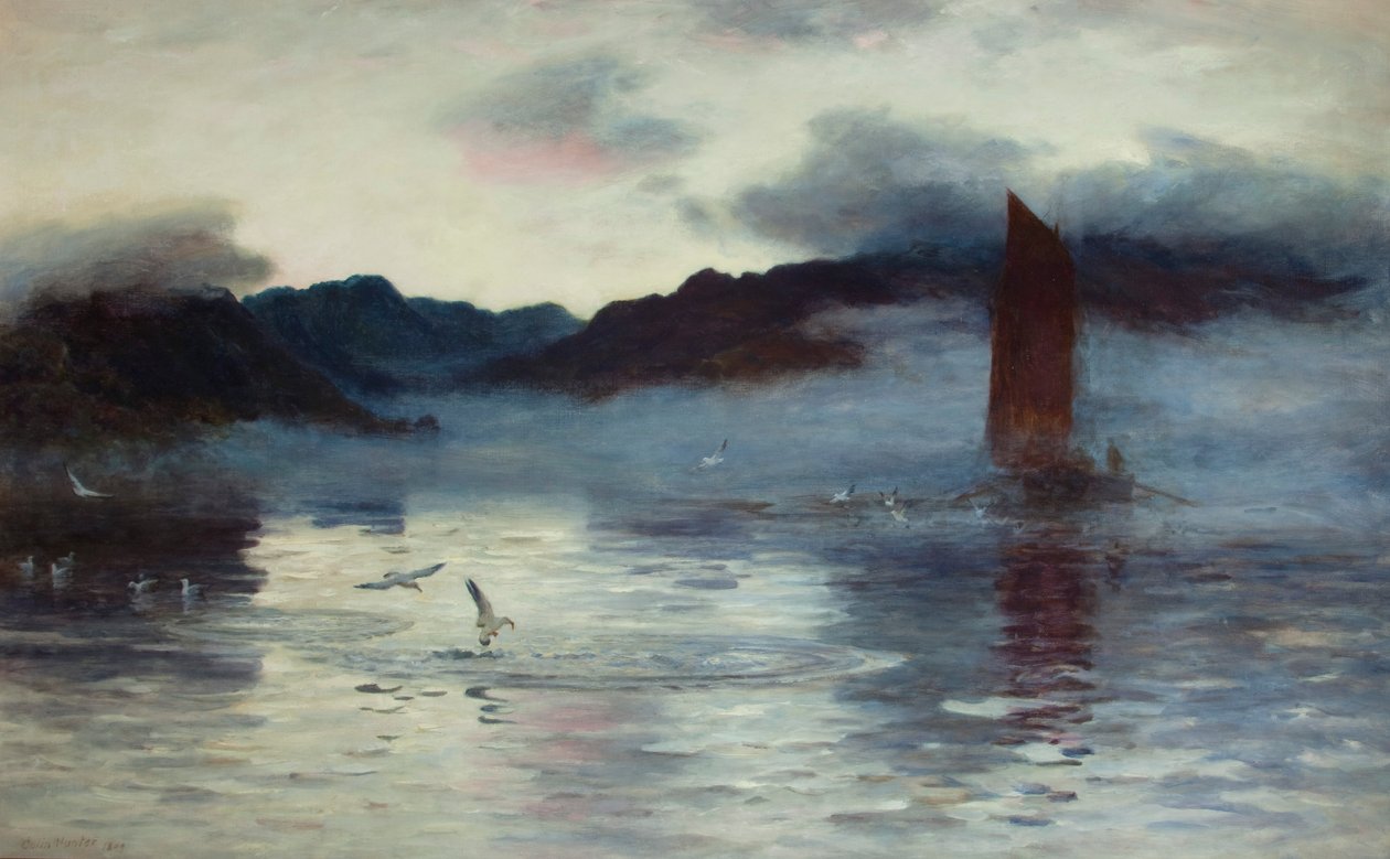Tekenen van Haring, 1899 door Colin Hunter