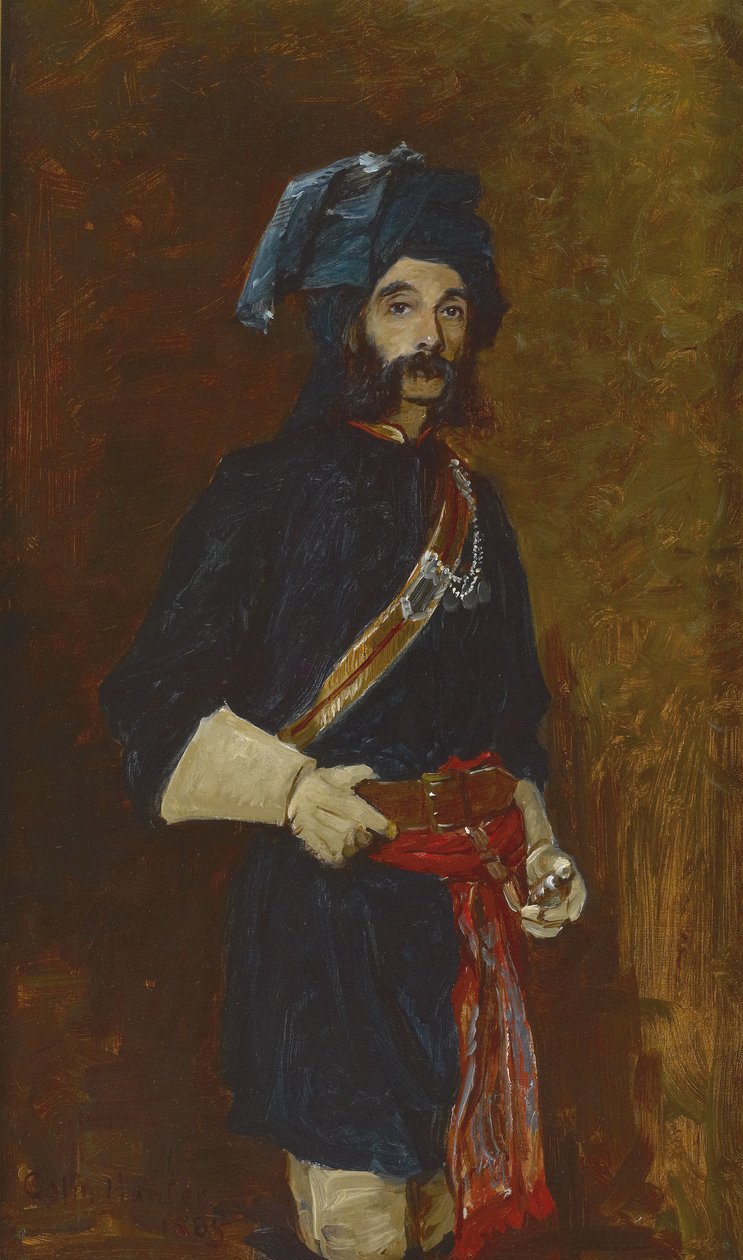 Chirurg John Henry Sylvester, 11e Bengal Cavalerie door Colin Hunter