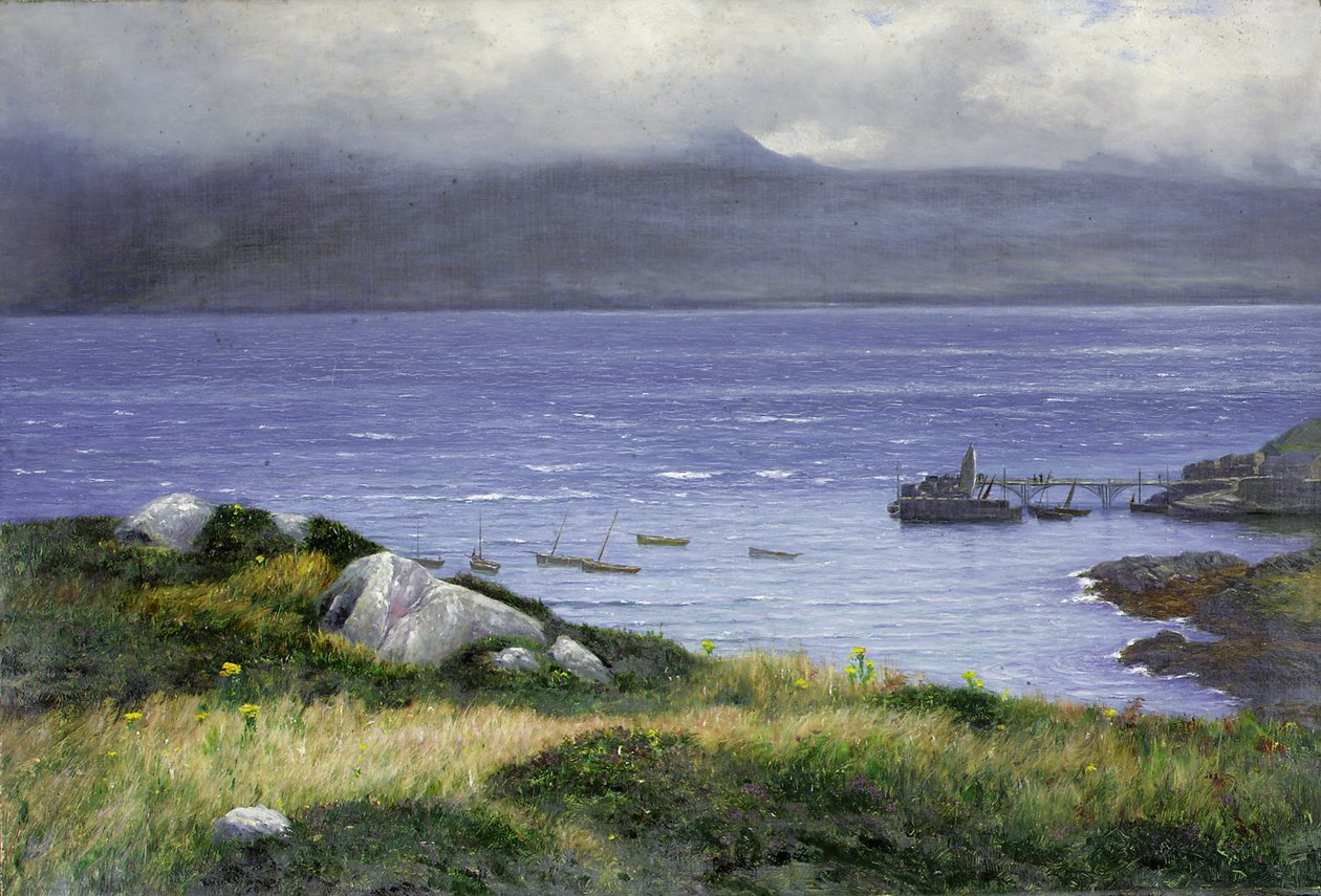 Uitzicht vanaf Lamlash, 1882 door Colin Hunter