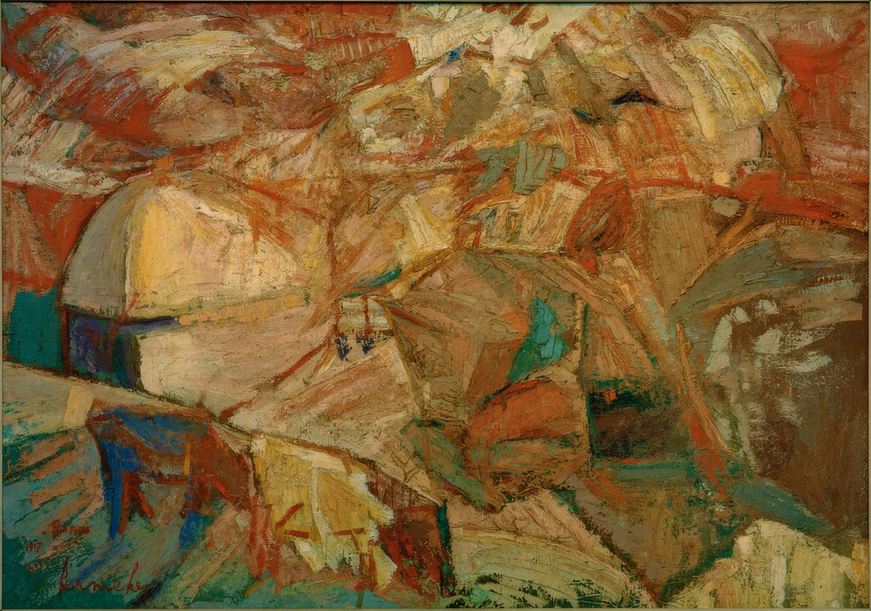 Ernte in Devonshire door Constant Permeke
