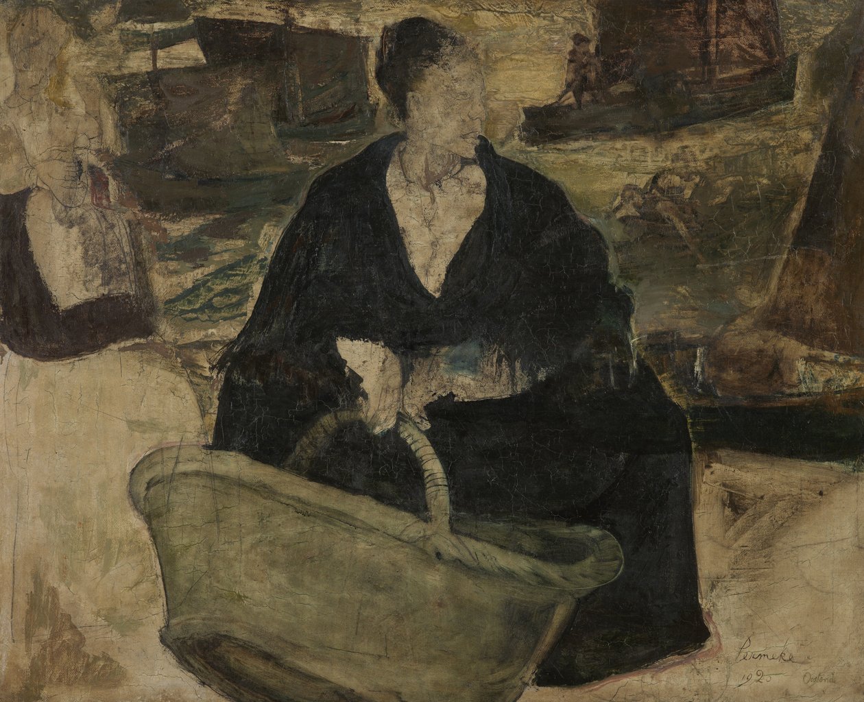 Vissersvrouw door Constant Permeke