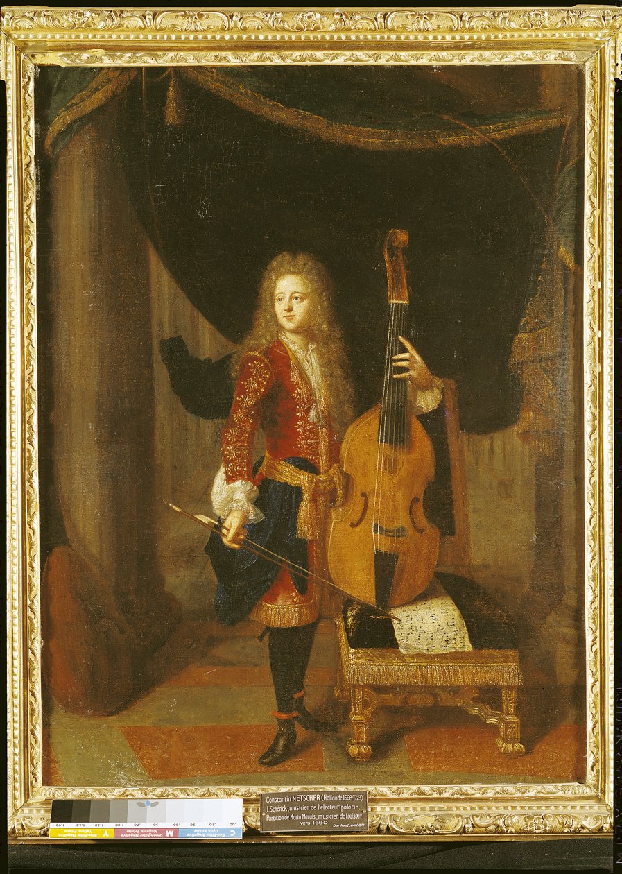 Portret van Johann Schenck (1660-1712) door Constantin Netscher
