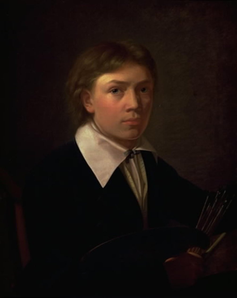 Zelfportret door Constantin Hansen