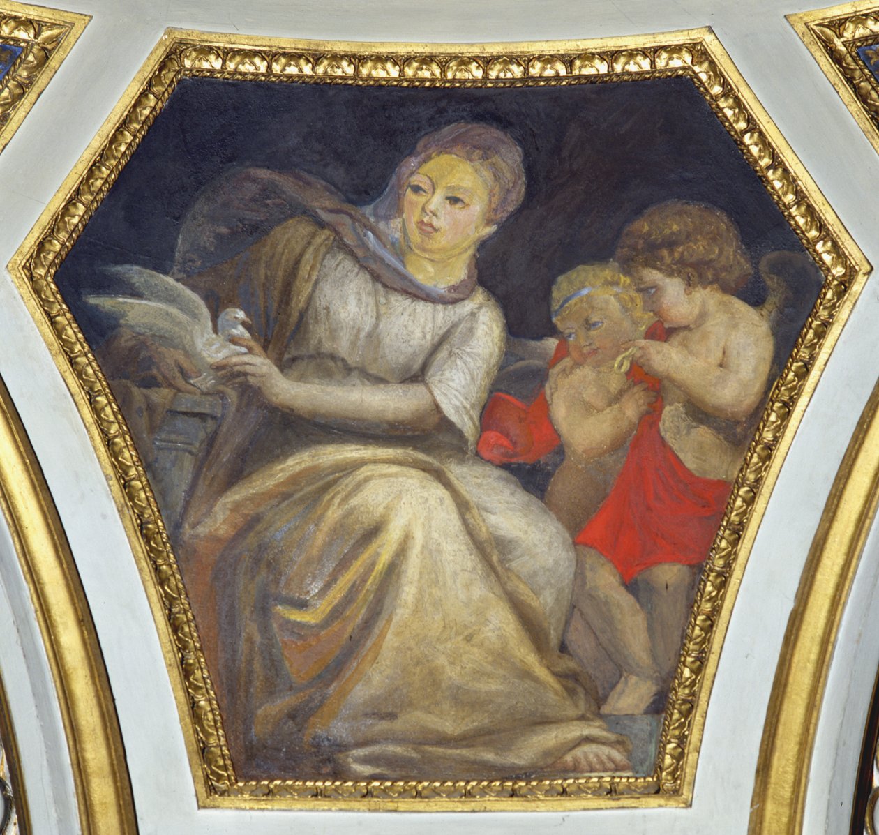 La Prudenza (de vier kardinale deugden) door Constantino Brumidi