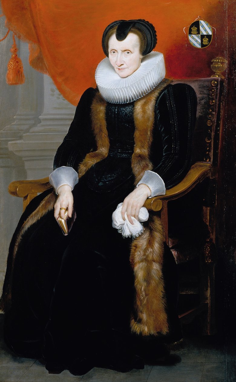 Oude dame door Cornelis de Vos