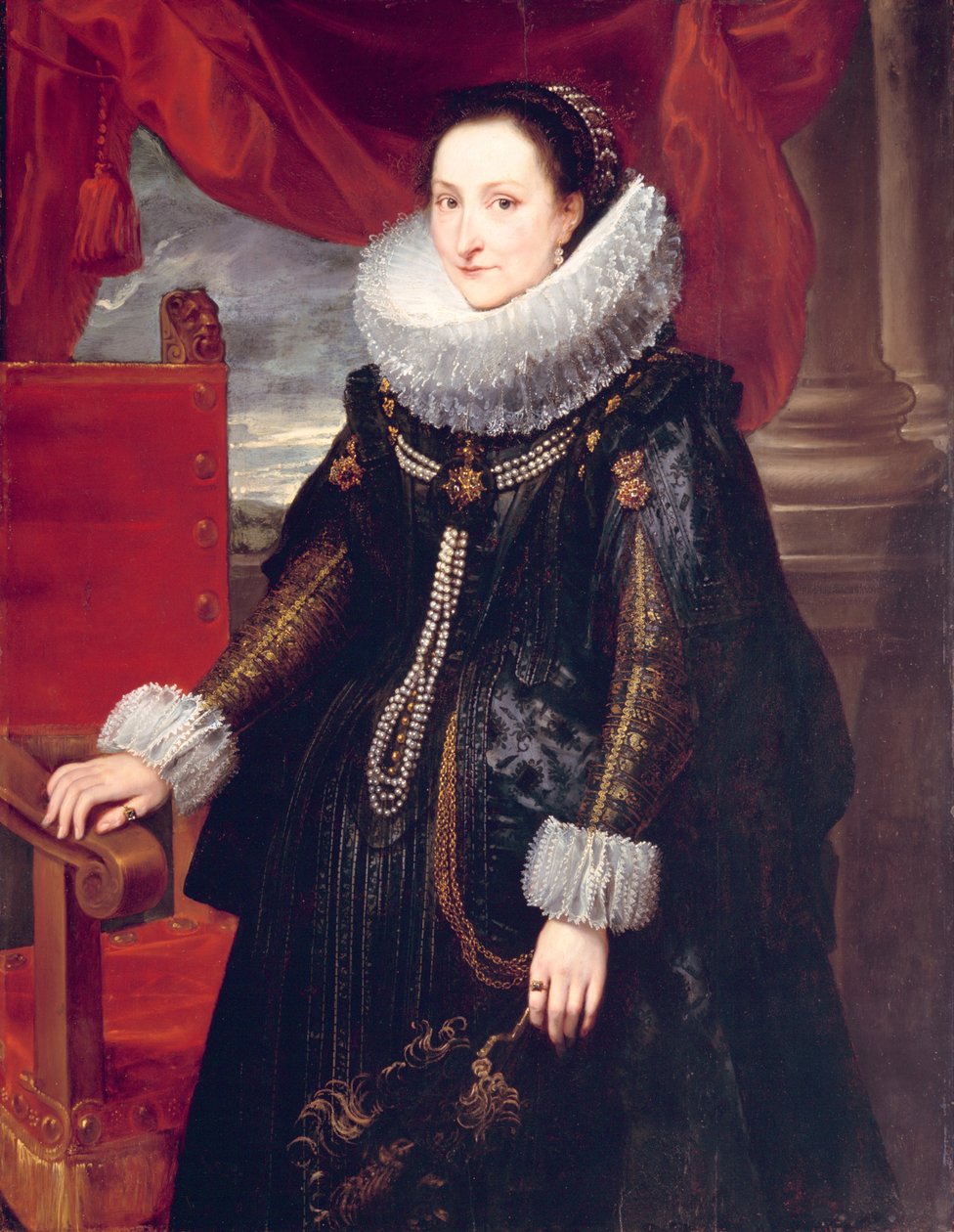 Portret van een vrouw door Cornelis de Vos