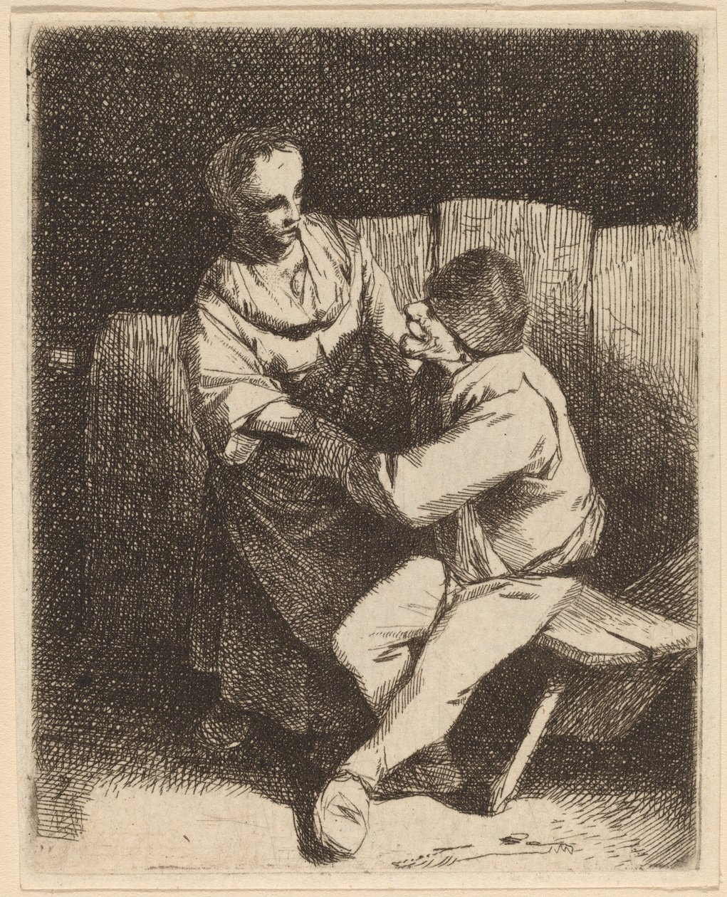 De Geweigerde Aai door Cornelis Pietersz Bega