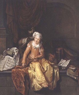 De muzikant door Cornelis Pietersz Bega