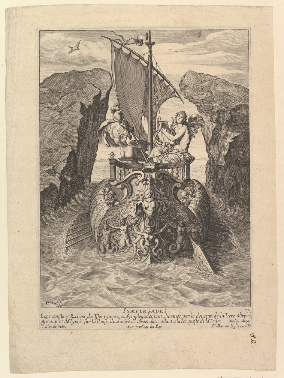 Symplegades, 17e eeuw door Cornelis Bloemaert