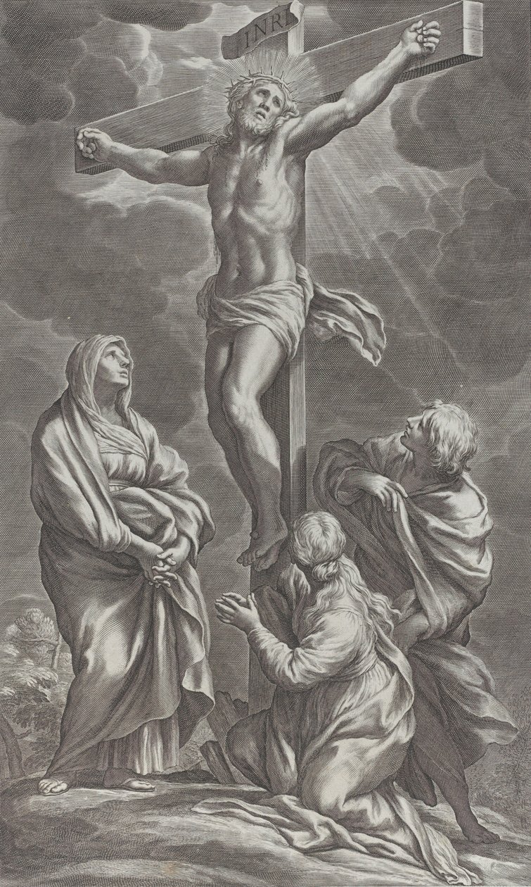 De kruisiging door Cornelis Bloemaert