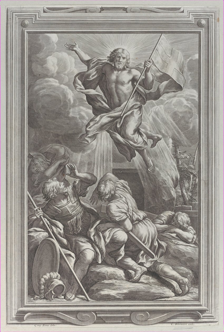 De opstanding, 1662 door Cornelis Bloemaert