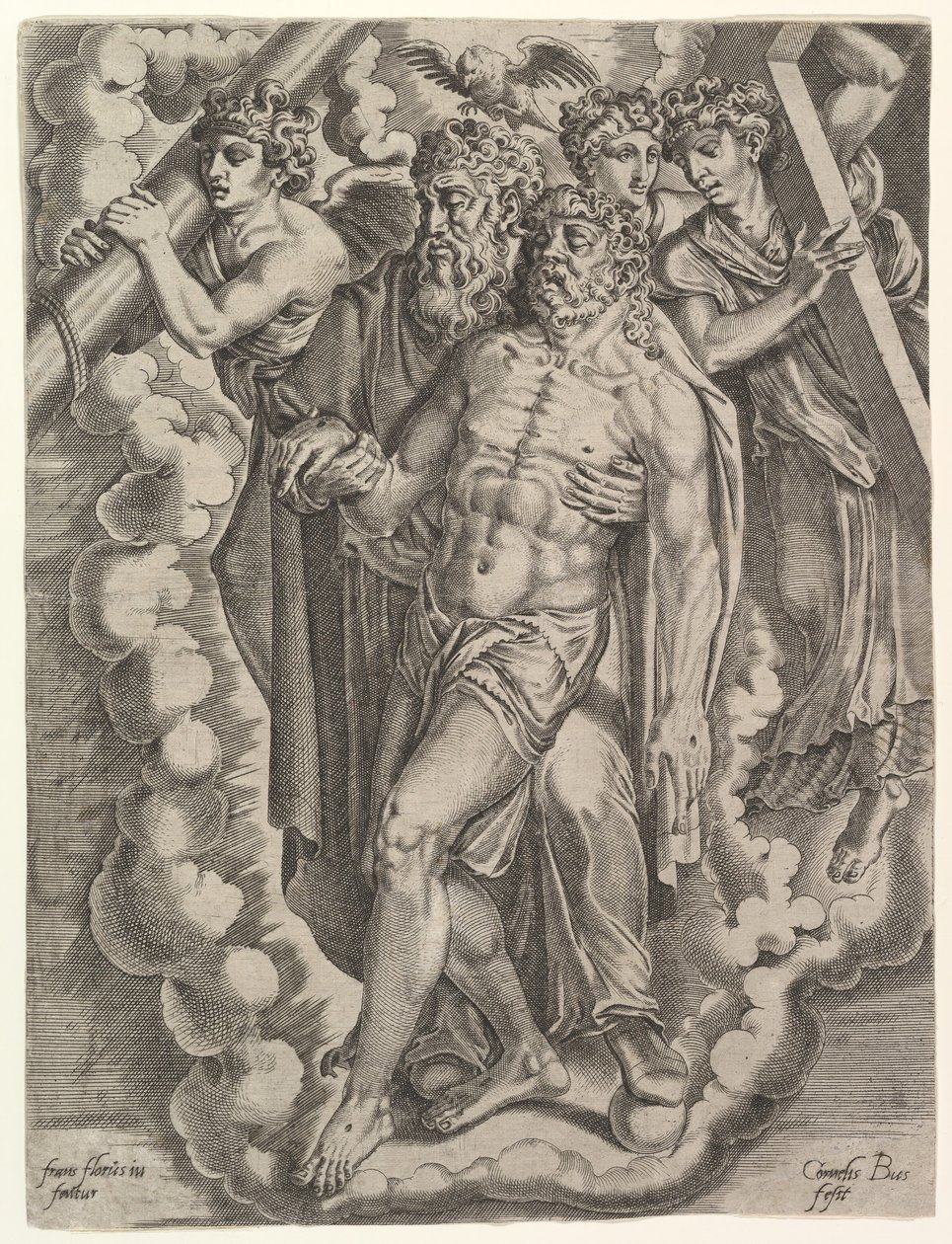 De Drie-eenheid door Cornelis Bos