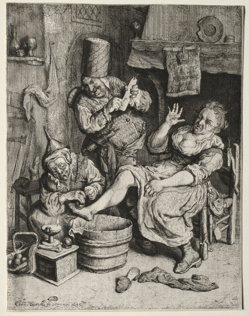 De Ventouse door Cornelis Dusart