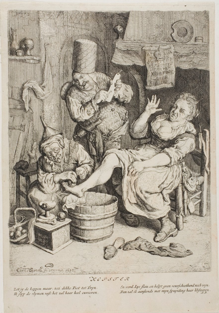 De kopster door Cornelis Dusart