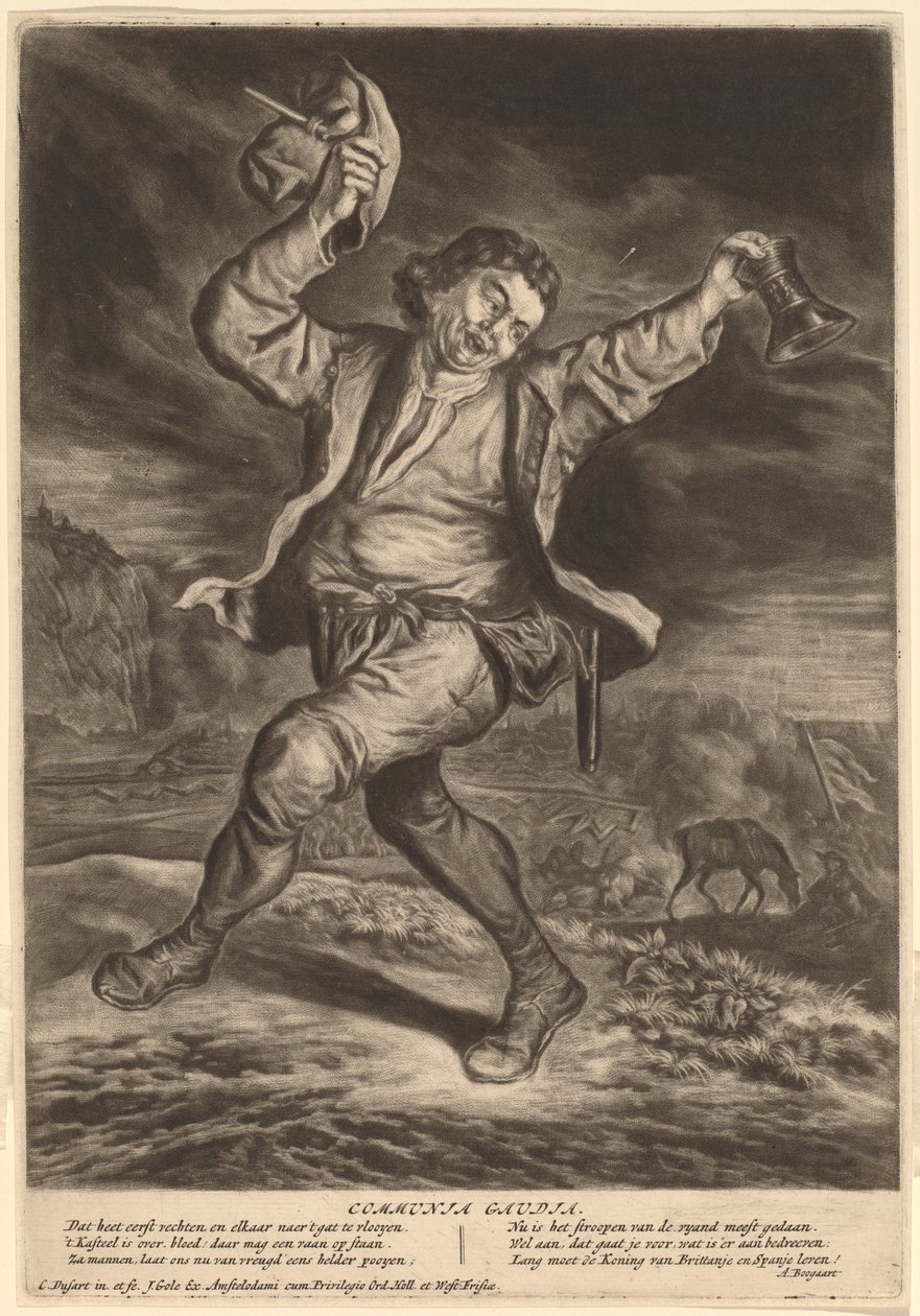 De Gelukkige Patriot door Cornelis Dusart
