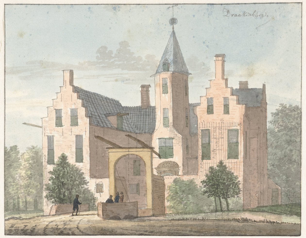 Kasteel Drakenburg door Cornelis Pronk (possibly)