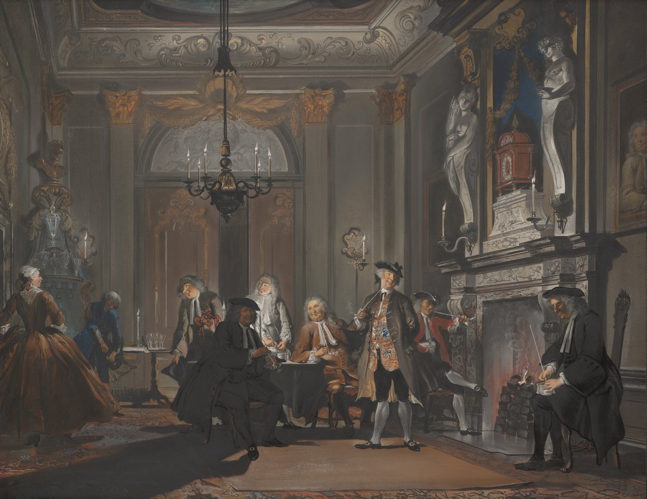 "Nemo Loquebatur" door Cornelis Troost