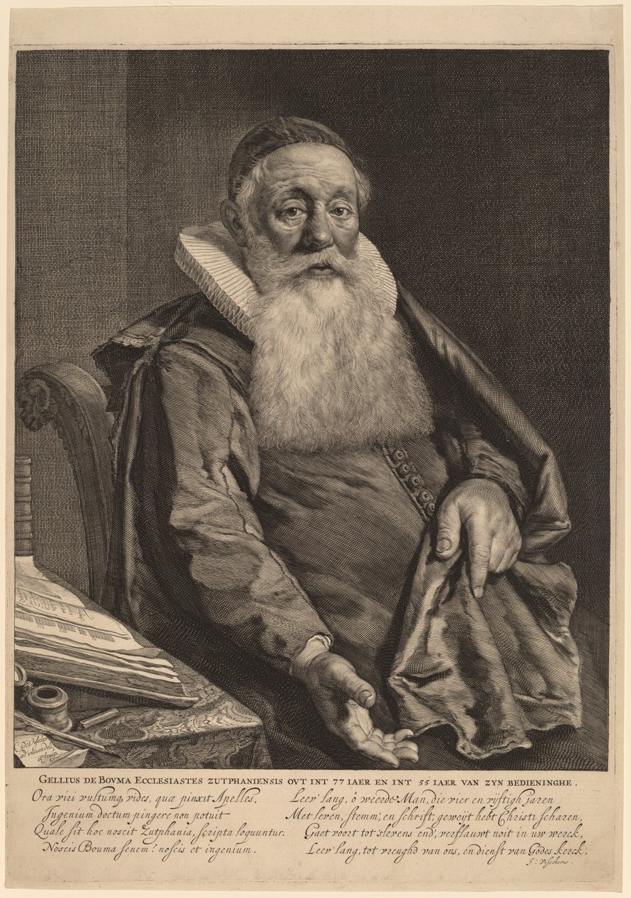 Gellius de Bouma door Cornelis Visscher