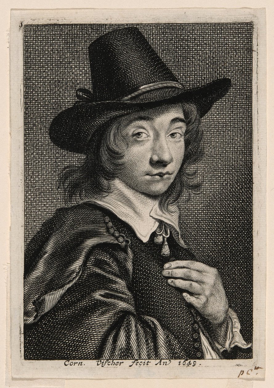 Zelfportret door Cornelis Visscher