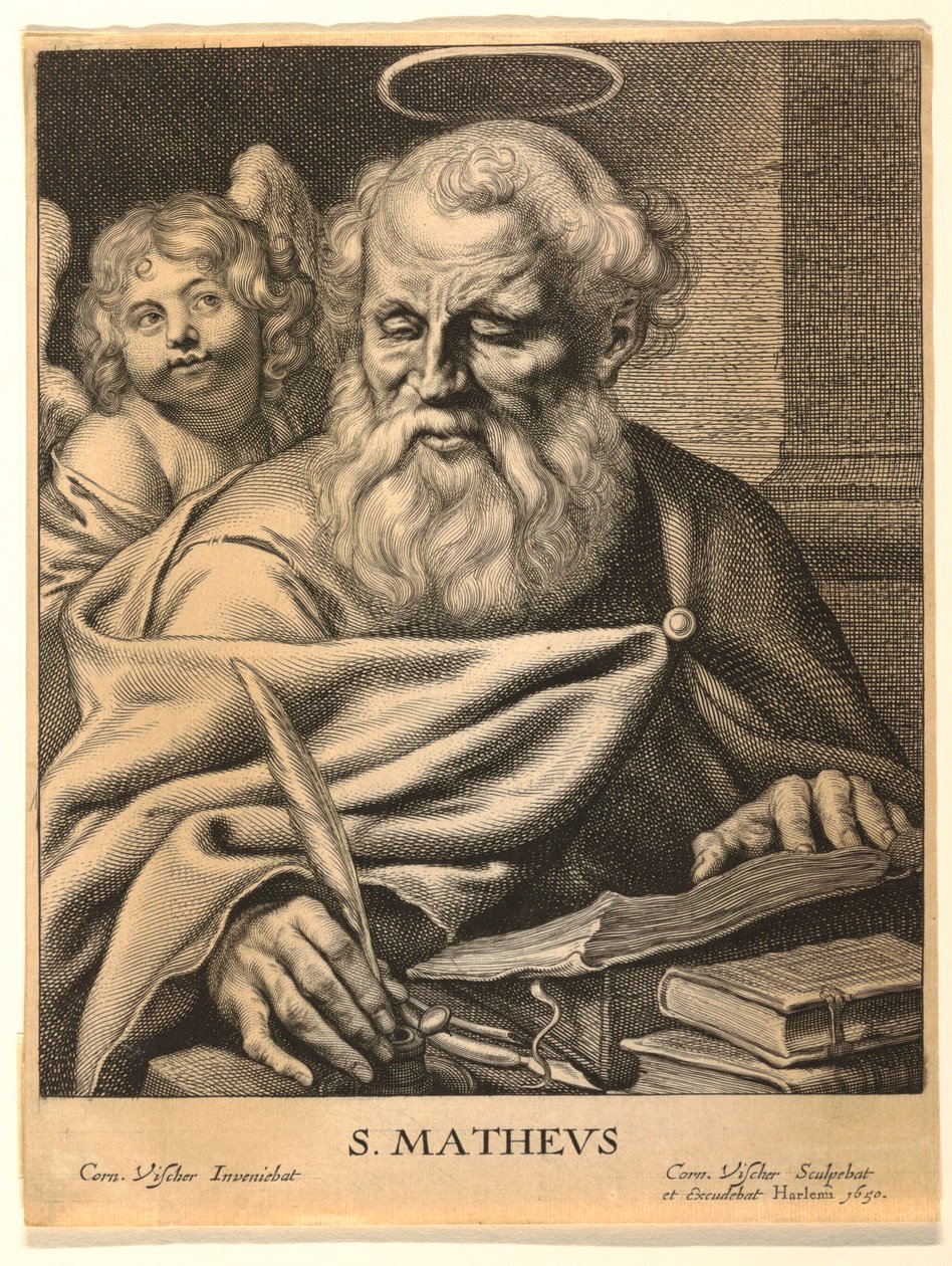St. Mattheüs (S. Mathevs) door Cornelis Visscher