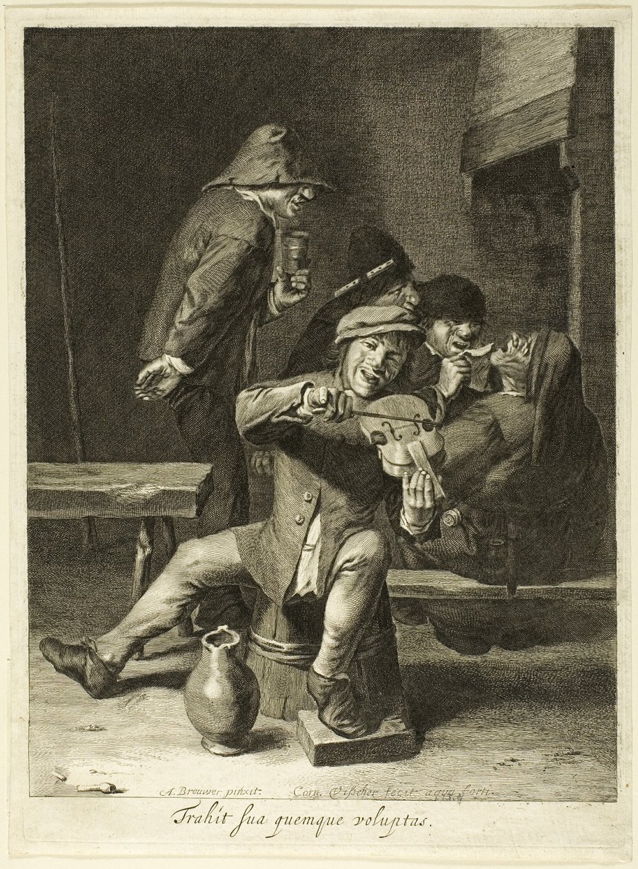 Het concert door Cornelis Visscher