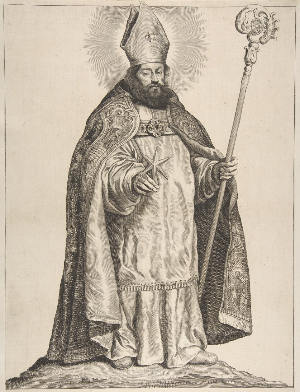 St. Swithbert door Cornelis de Visscher