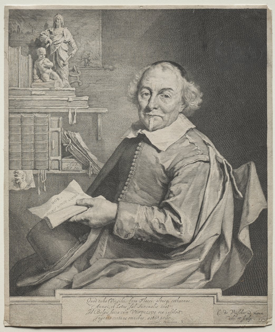 Vondel door Cornelis de Visscher