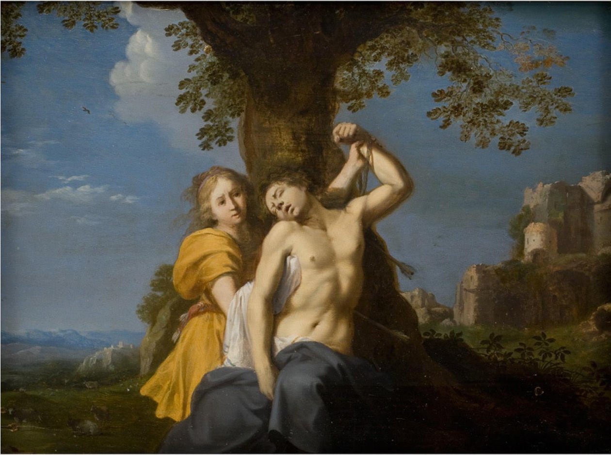 Sint Sebastiaan door Cornelis van Poelenburch