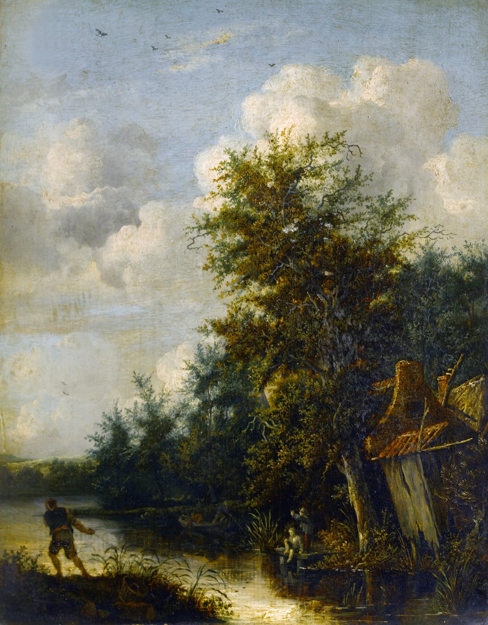 Een Landschap, ca. 1650 door Cornelius Decker