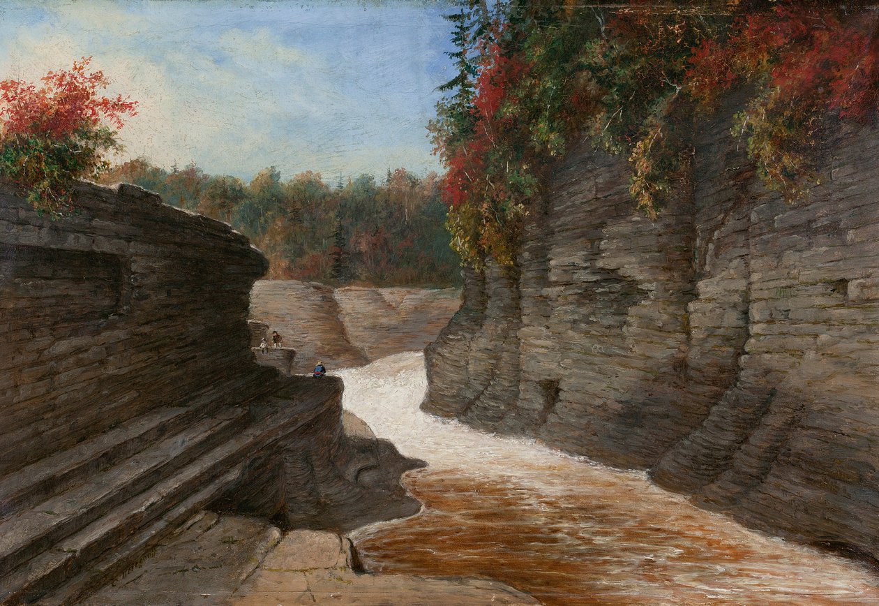 Rivierkloof, herfst door Cornelius Krieghoff