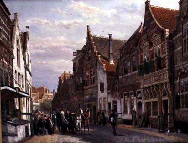 Oudewater door Cornelius Springer