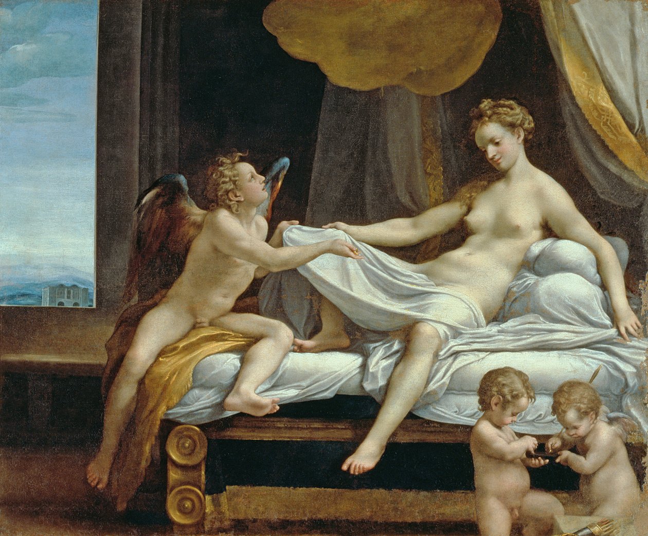 Danaë door Antonio da Correggio