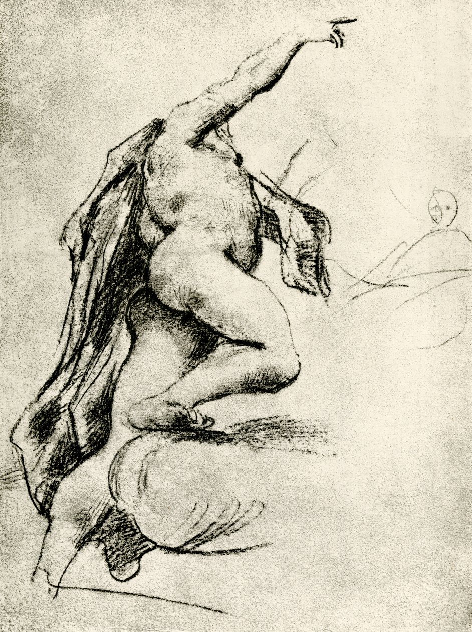 Bewegingsstudie door Antonio da Correggio