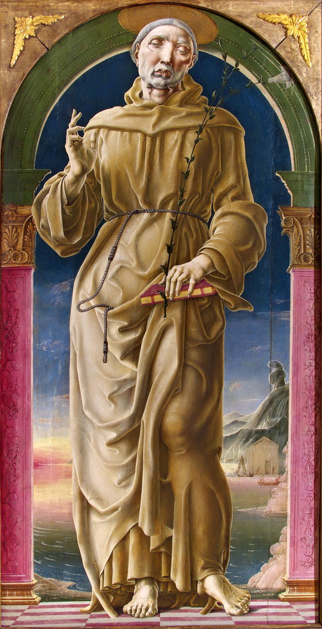 Sint Antonius van Padua door Cosimo Tura