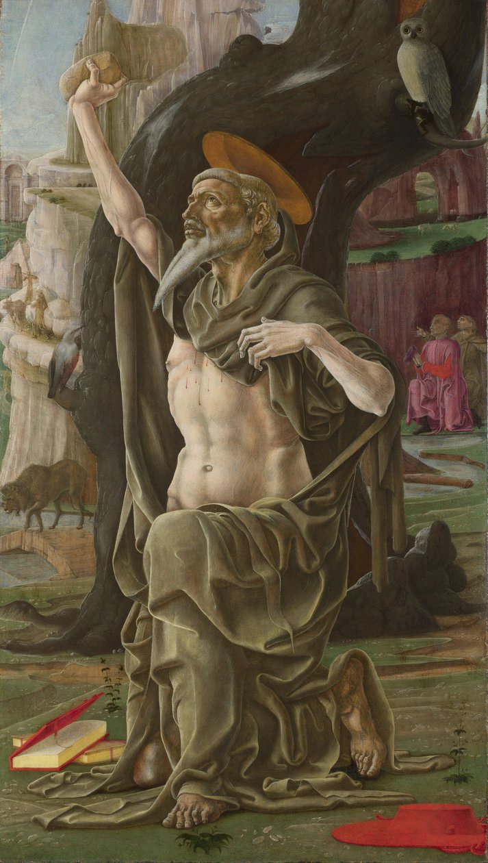 Sint Hiëronymus door Cosimo Tura