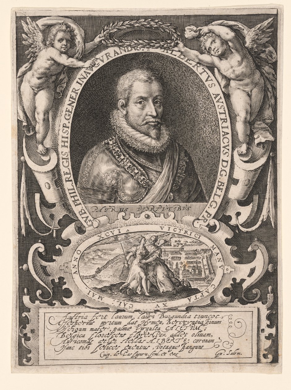 Aartshertog Albert van Oostenrijk door Crispijn van de Passe I