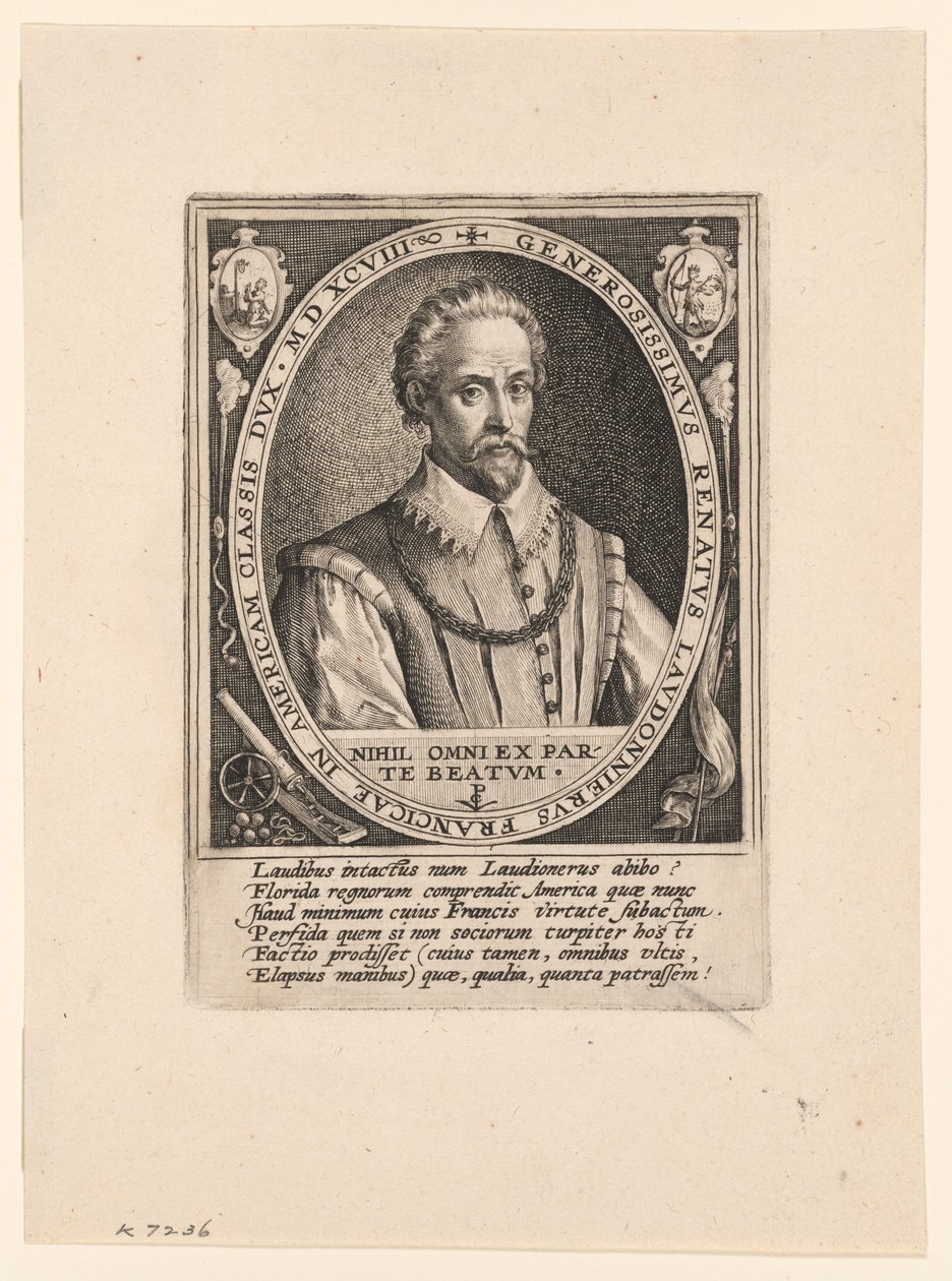 René de Laudonnière door Crispijn van de Passe I