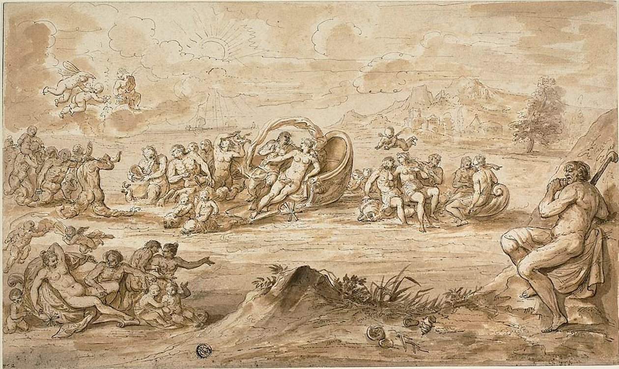 Acis en Galatea door Crispin van den Broeck