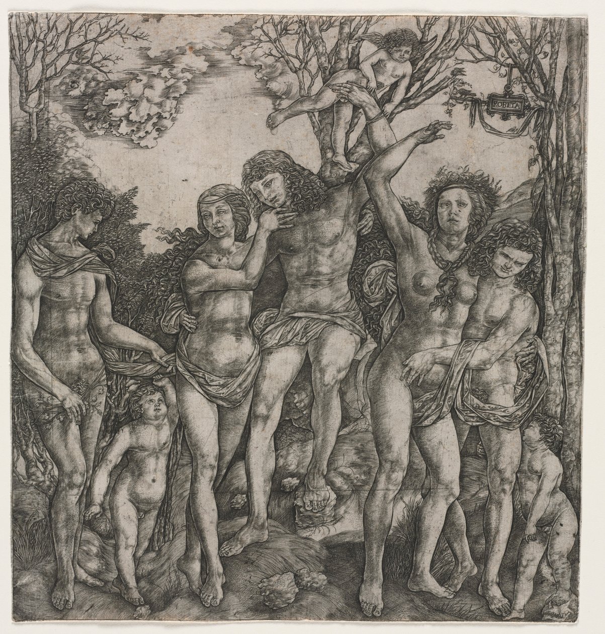 Allegorie van Vleselijke Liefde, c. 1530 door Cristofano Robetta