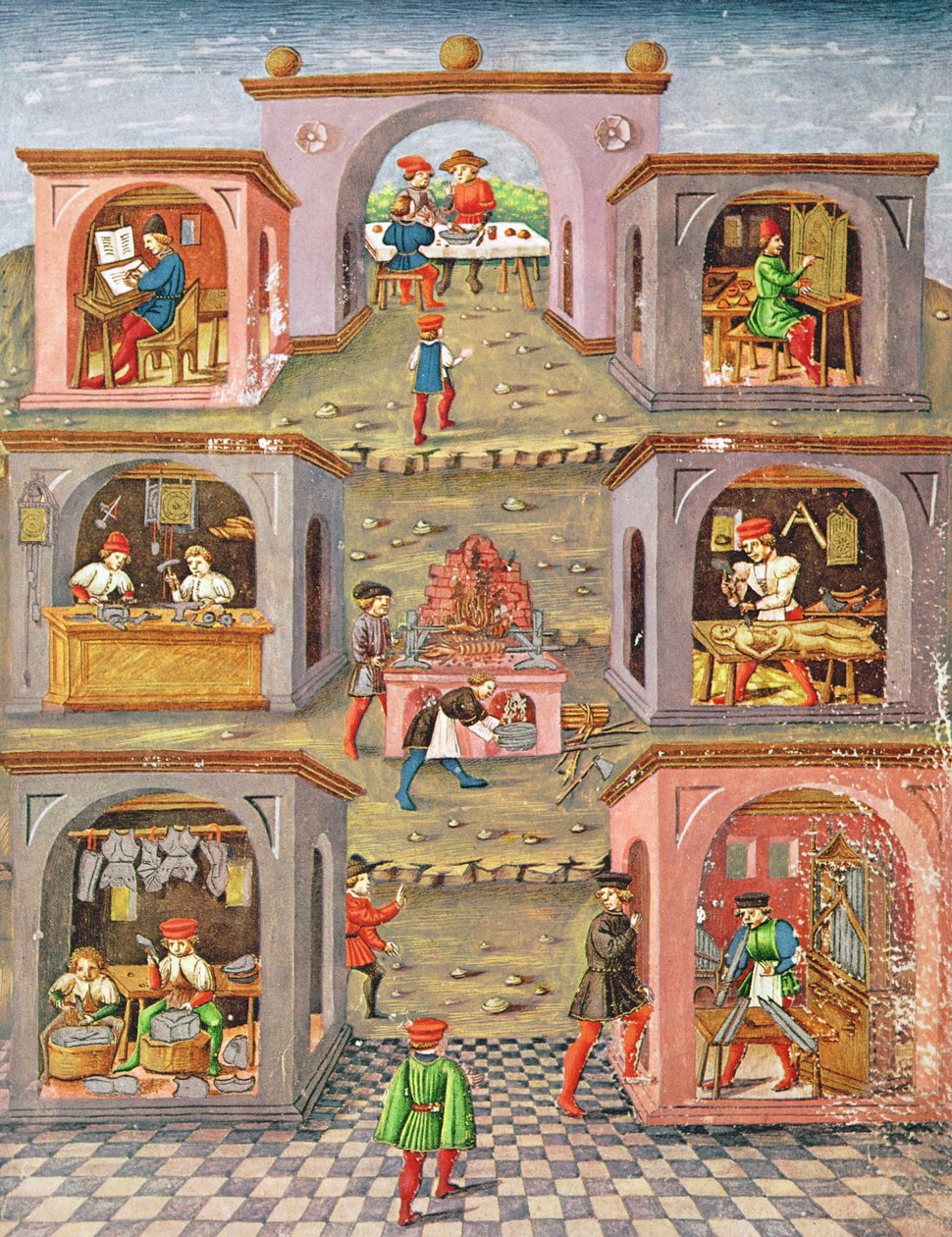 Ms. Lat 209 fol.11r De Beroepen, uit 