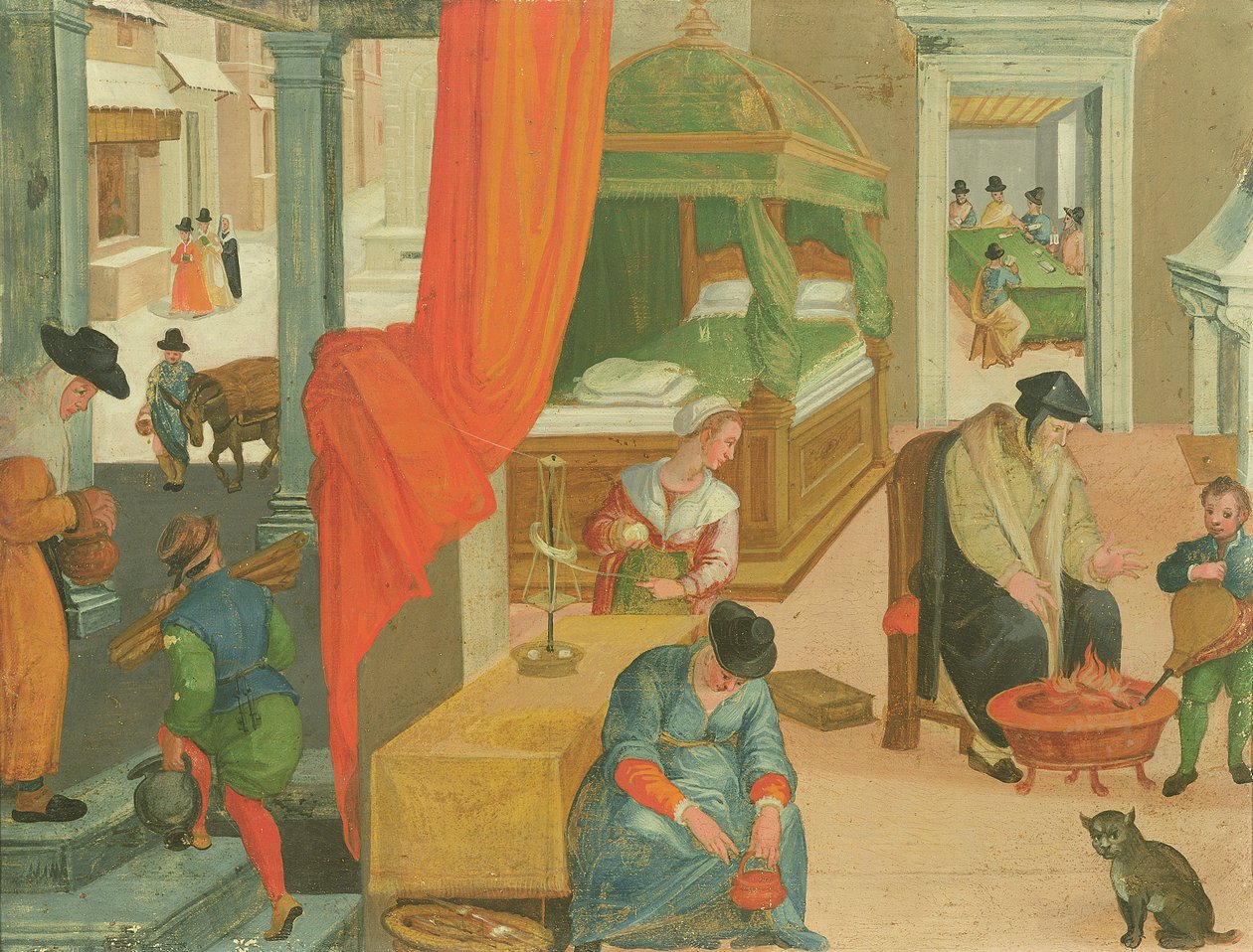 Januari door Cristoforo Rustici