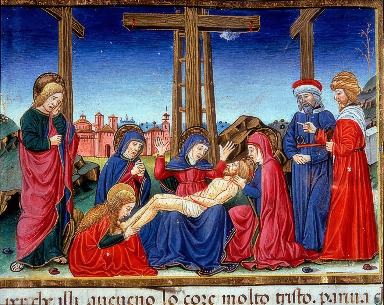 Kruisafneming door Cristoforo De Predis