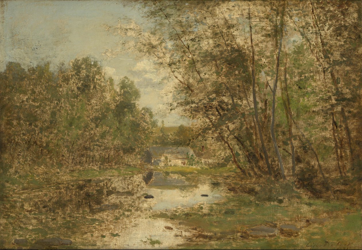 Landschap door Cesar de Cock