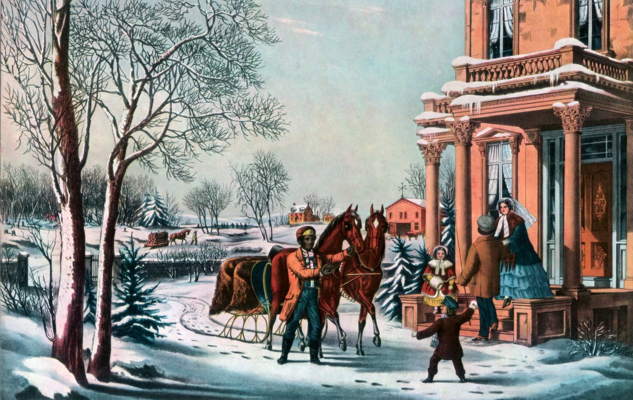 Amerikaans landleven door Currier and Ives