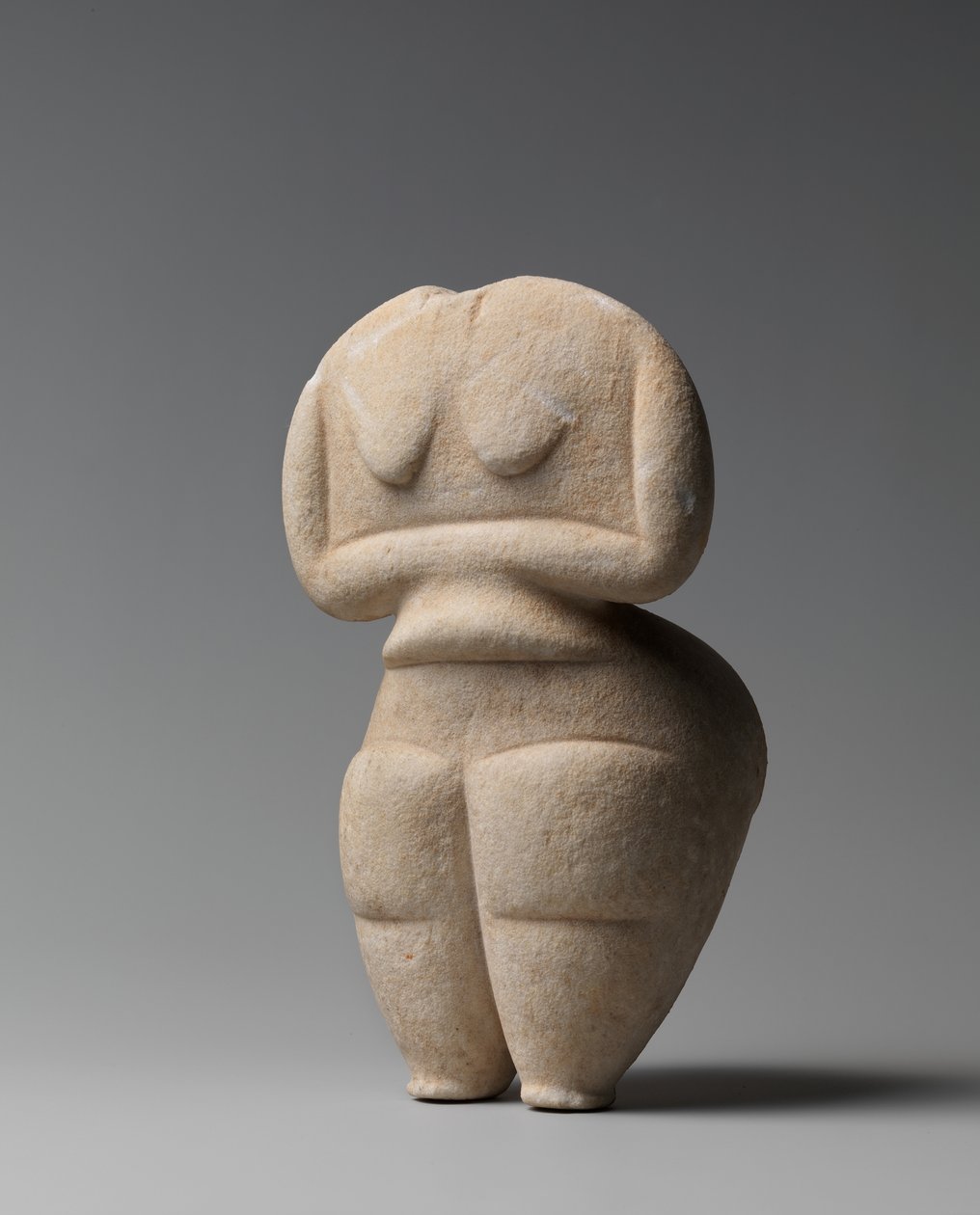 Laat-neolithische vrouwelijke figuur, 4500-4000 v.Chr. (marmer) door Cycladic Cycladic