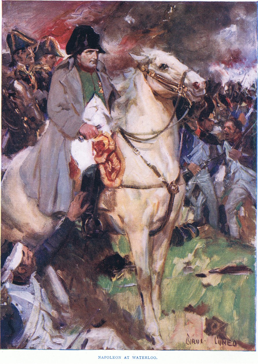 Napoleon bij Waterloo 1815 door Cyrus Cuneo