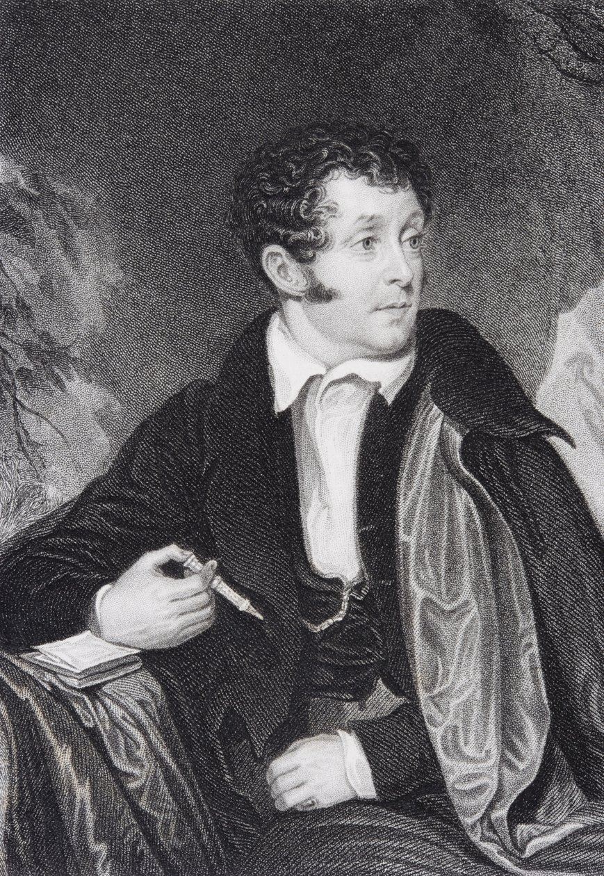 Thomas Campbell, gegraveerd door Joseph Jenkins door D McClise