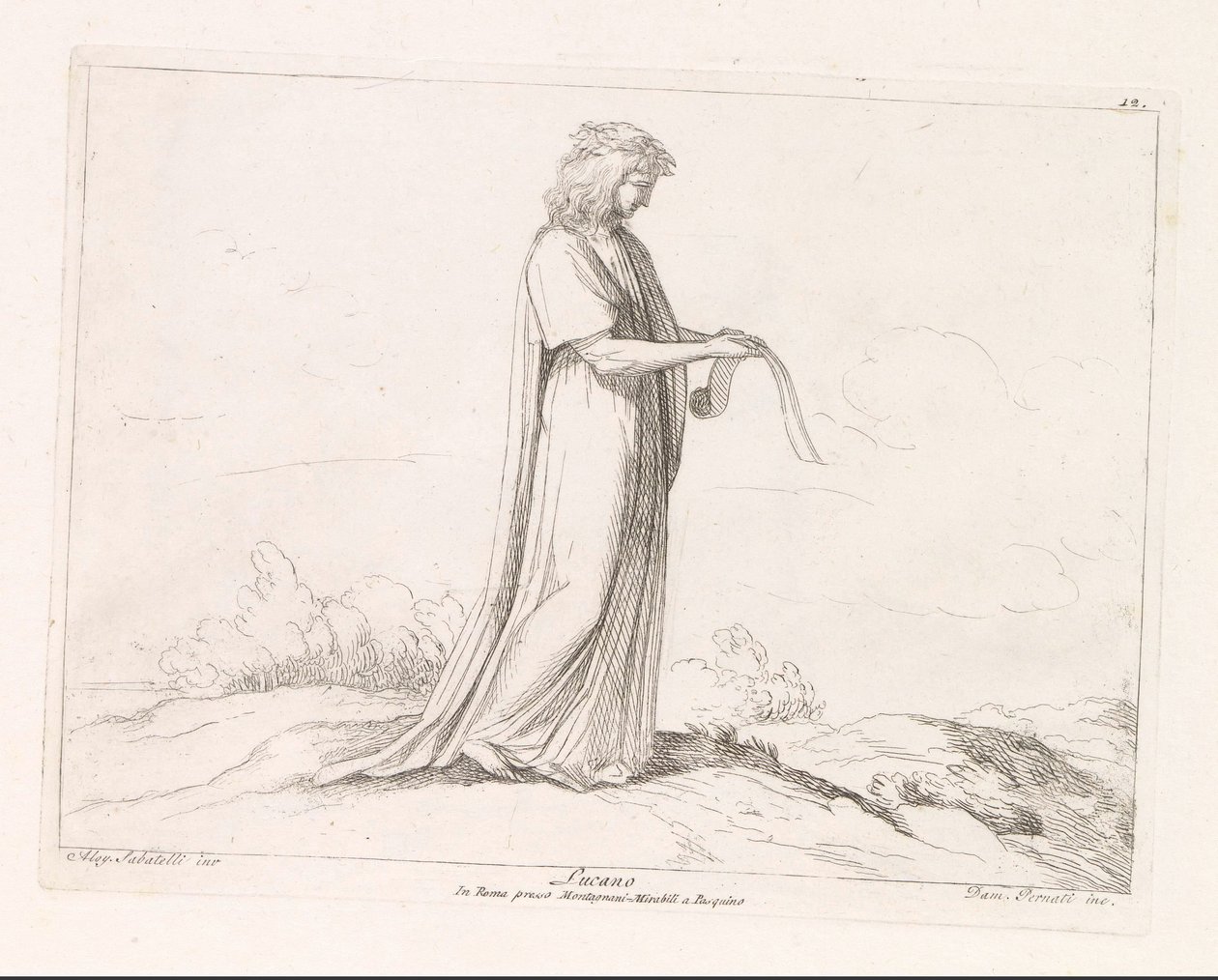Lucianus van Samosata door Damiano Pernati